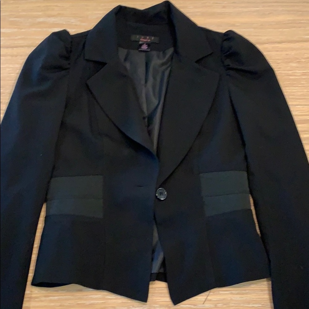 Puff sleeve blazer jacket